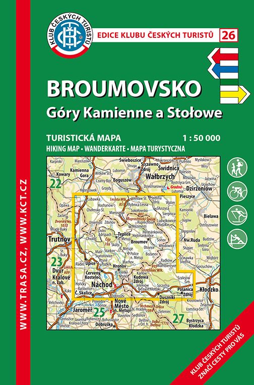26 Broumovsko a Góry Kamienne lamino 7. vydání, 2018
