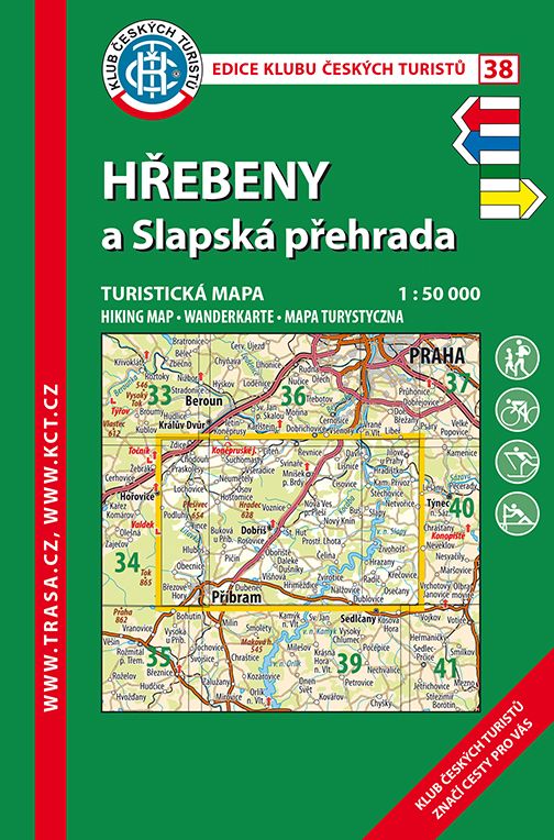 38 Hřebeny, Slapská přehrada lamino 9. vydání, 2018