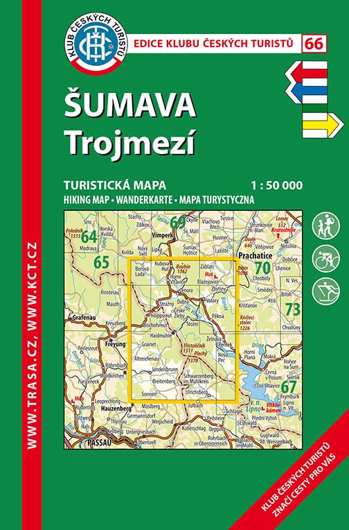 66 Šumava - Trojmezí lamino 8. vydání, 2017