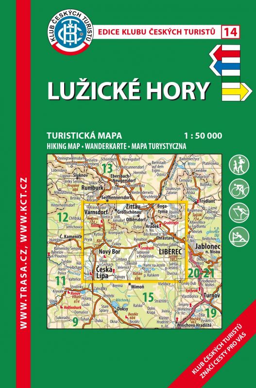 14 Lužické hory lamino 9. vydání, 2020