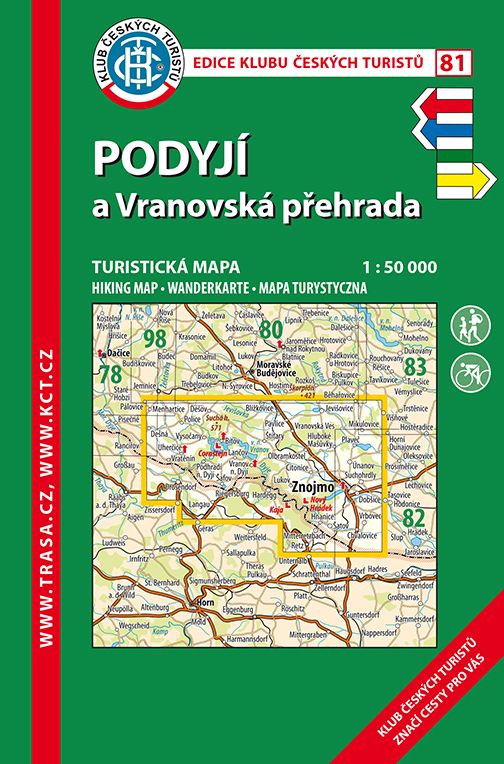 81 Podyjí, Vranovská přehrada, 9. vydání, 2023