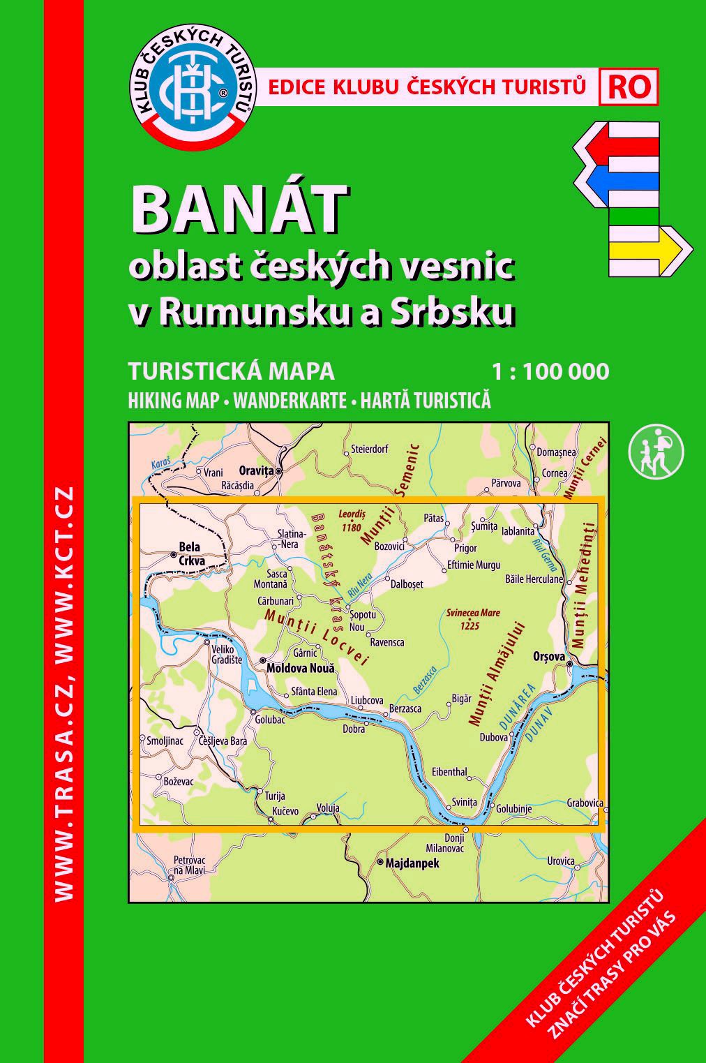 Banát lamino 1 : 100 000, 6. vydání, r.v. 2022