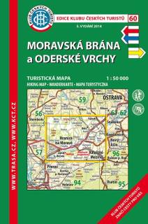 60 Moravská brána, Oderské vrchy, 6. vydání, 2018